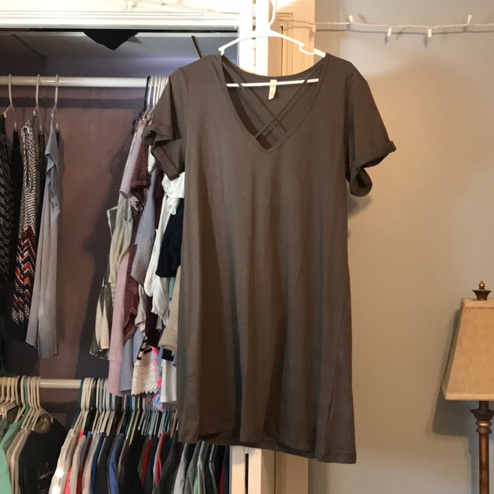 army green dress